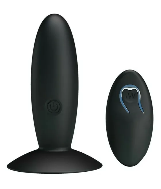 Plug anal rechargeable avec vibrations et télécommande Pretty Love - Bottom