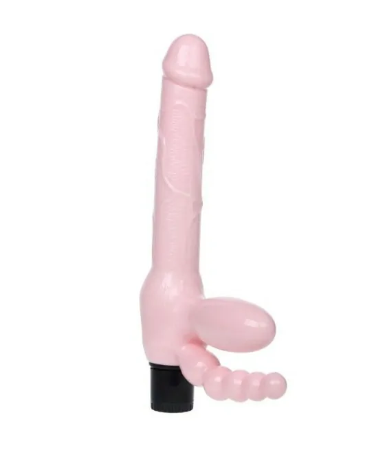 BAILE - HARNAIS SANS CORDE TPR AVEC VIBRATION ET STIMULATION ANAL 25.4 CM