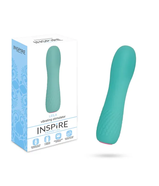 Vibromasseur Leila turquoise - Inspiration essentielle