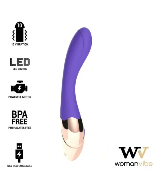 WOMANVIBE - VIBRATEUR RECHARGEABLE EN SILICONE SUNNY