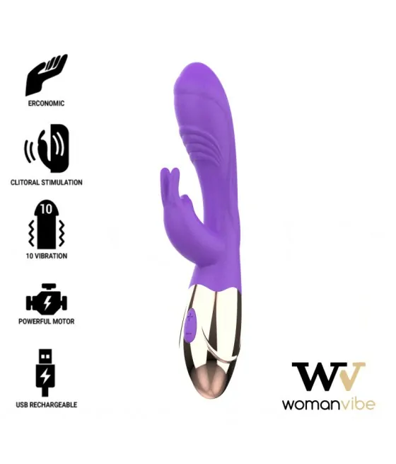 Vibromasseur rechargeable en silicone Viora pour femme