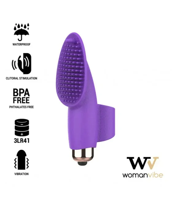 WOMANVIBE - FINGER DE STIMULATEUR EN SILICONE AISHA FEMME