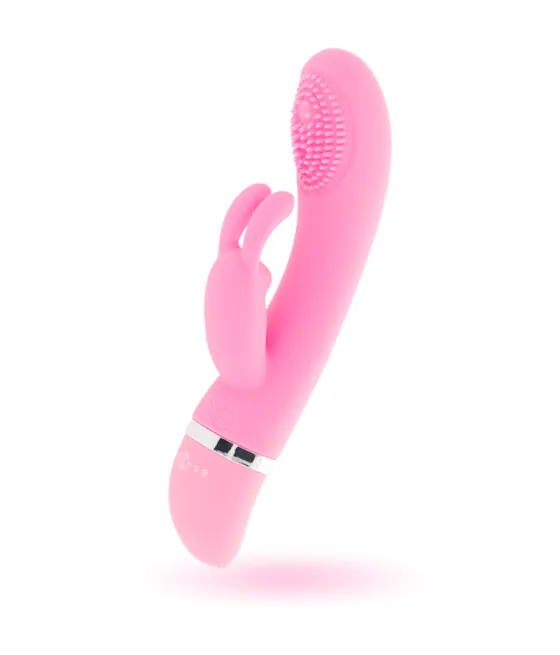 INTENSE - VIBRATEUR OSCILLANT SUSY SILICONE LAPIN ROSE