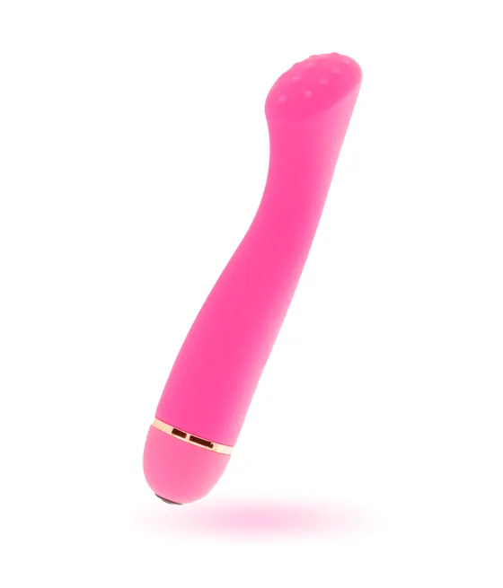 Vibromasseur silicone rose intensité réglable 20 vitesses