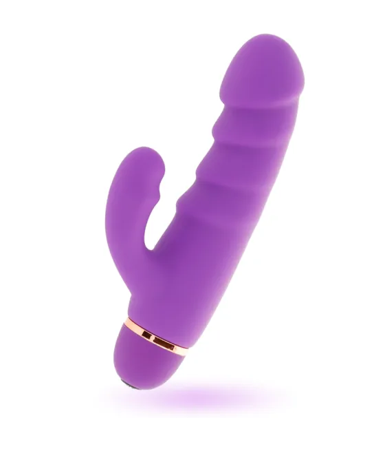 Vibromasseur intense en silicone violet à 20 vitesses