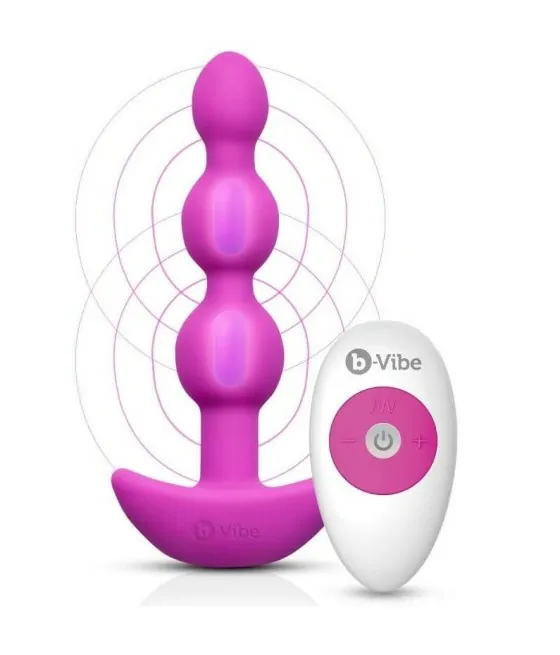 B-VIBE - TRIPLET ANAL TÉLÉCOMMANDE BILLES ROSE