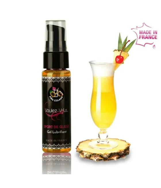 VOULEZ-VOUS - LUBRIFIANT  BASE DEAU - PIÑA COLADA - 35 ML