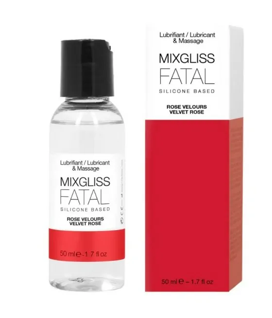 MIXGLISS - LUBRIFIANT SILICONE ROSES FATALE 50 ML