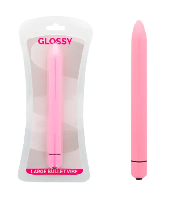 GLOSSY SLIM - VIBRATEUR ROSE