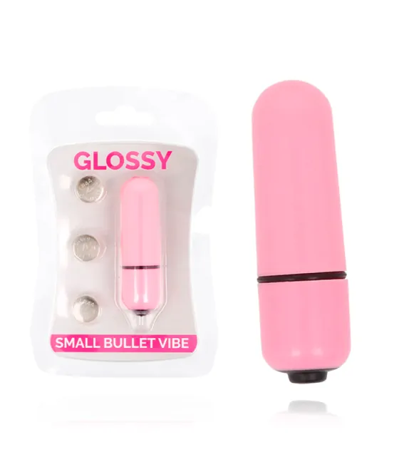 Mini vibromasseur rose glossy