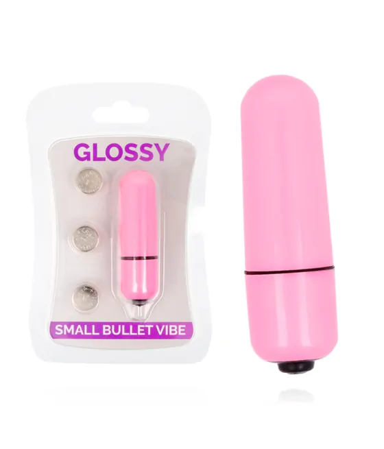 Glossy - Mini vibromasseur rose intense