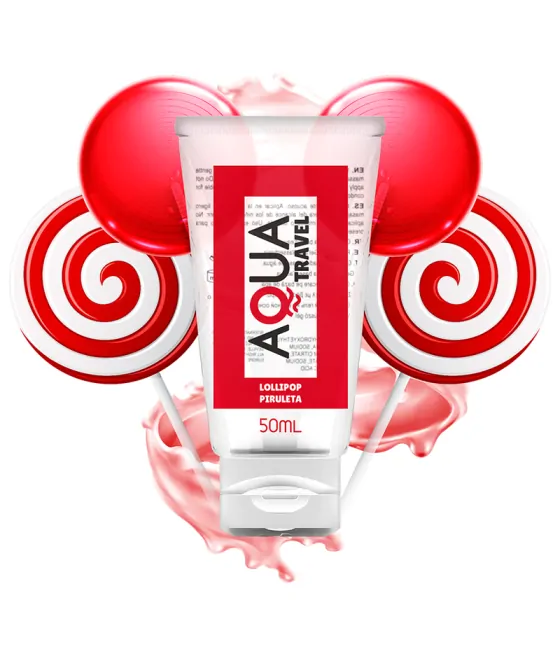 AQUA TRAVEL - LUBRIFIANT À BASE D''EAU SAVEUR LOLLIPOP - 50 ML