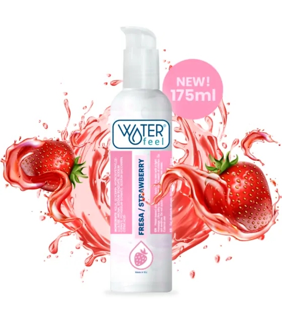 Lubrifiant à base d'eau saveur fraise 175 ml