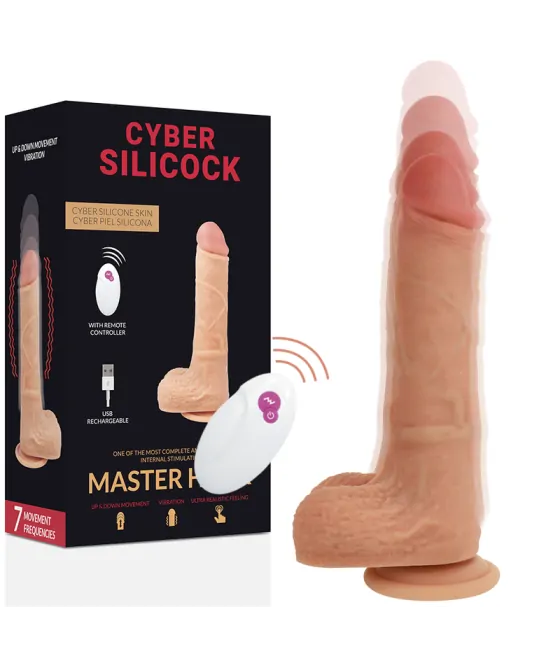 CYBER SILICOCK - TÉLÉCOMMANDE RÉALISTE MASTER HUCK 20.9 CM -O- 4 CM