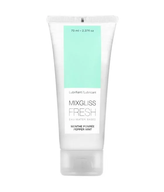 MIXGLISS - LUBRIFIANT BASE D'EAU EFFET FROID SAVEUR MENTHE 70 ML