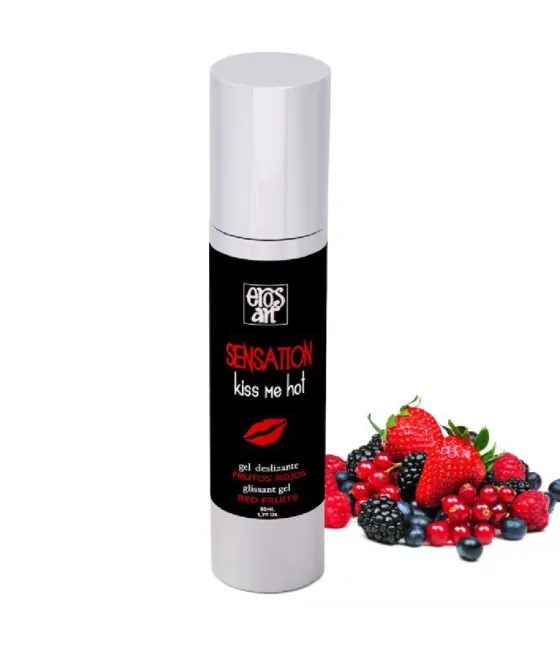 Lubrifiant naturel Eros Sensation - Fruits rouges 50ml