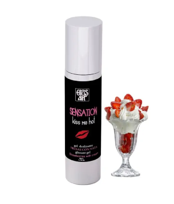 EROS-ART - SENSATTION LUBRIFIANT NATUREL FRAISES  LA CRÈME 50 ML