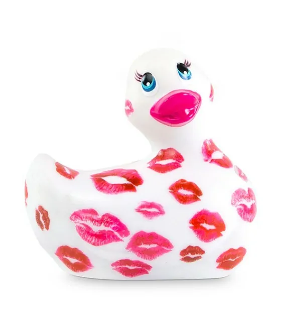 BIG TEASE TOYS - JE FRAPPE MON DUCKIE 2.0  ROMANCE (BLANC ET ROSE)