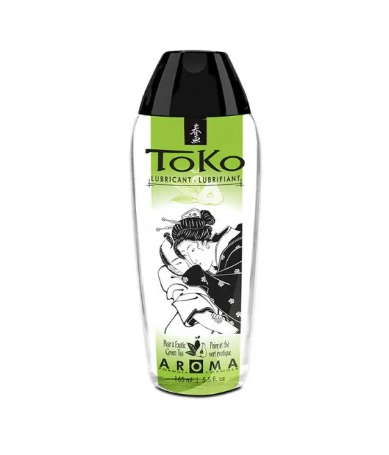 Lubrifiant parfumé à la poire et au thé vert exotique Shunga Toko Aroma