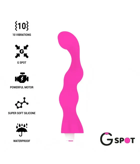 G-SPOT - GEORGE G-SPOT VIBRATEUR GOMME ROSE