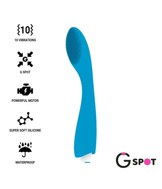 G-SPOT - VIBRATEUR GYLBERT TURQUOISE BLEU G-SPOT