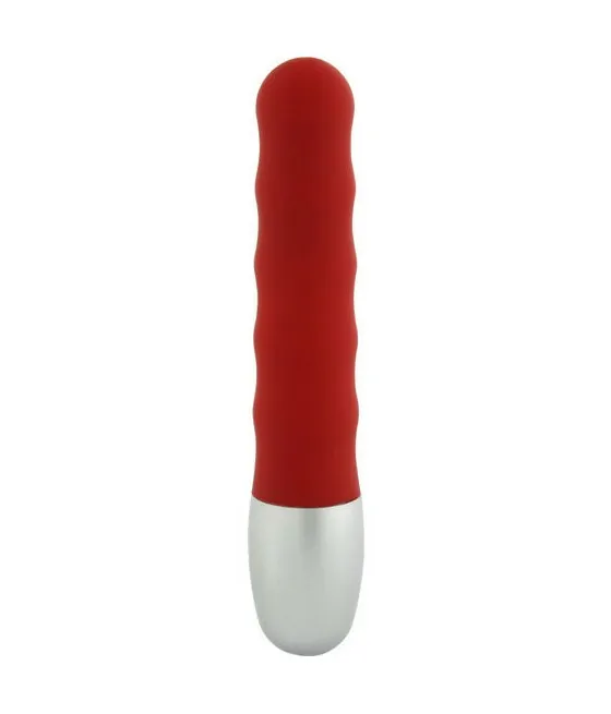 Vibromasseur discret rouge