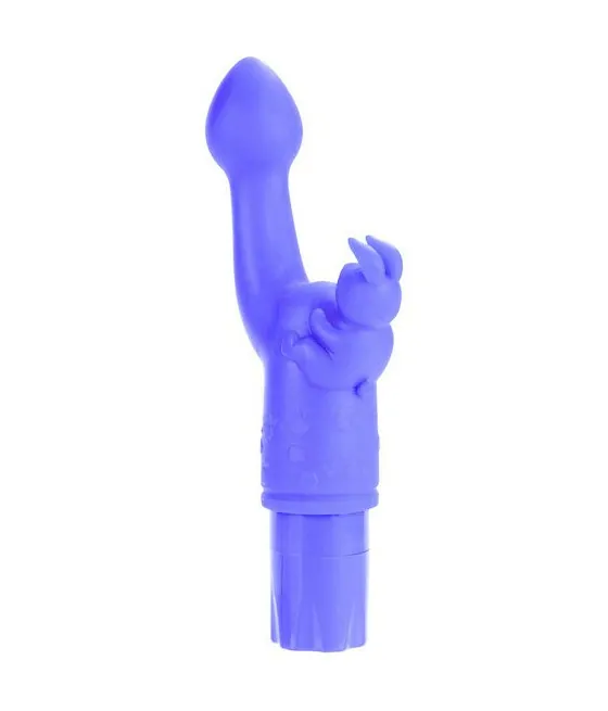 Vibromasseur lapin en silicone violet