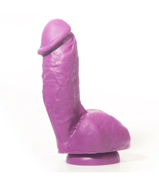Godemichet réaliste Elian - violet 17,5 cm