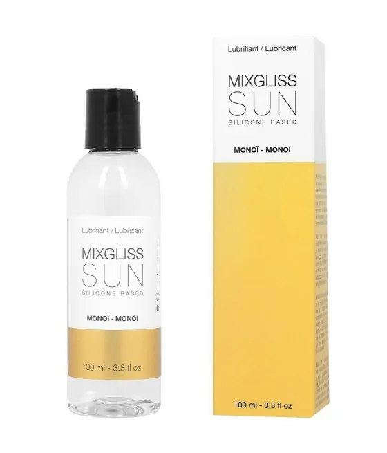 MIXGLISS - LUBRIFIANT À BASE DE SILICONE AROMA MONOI 100ML