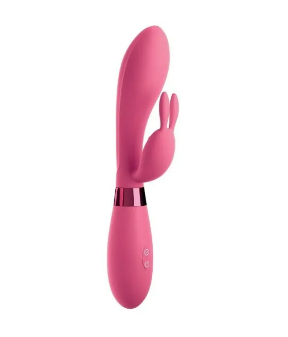 OMG - SELFIE SILICONE VIBRATOR RABBIT ROSE