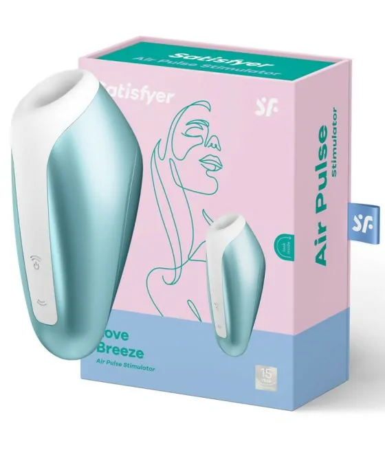 Satisfyer Love Breeze - Stimulateur clitoridien bleu glacé