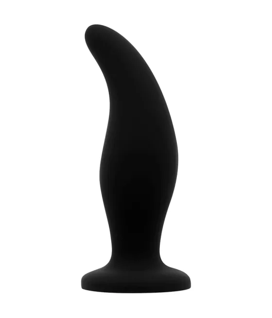 OHMAMA - PLUG ANAL EN SILICONE COURBÉ POINT P 12 CM