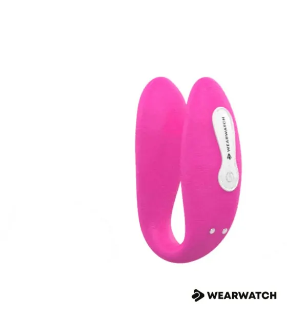 Montre vibrant WearWatch Dual Technology - Fuchsia/Rose