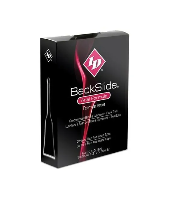 ID BACKSLIDE - INSERT ANAL 4 TUBES 8ML