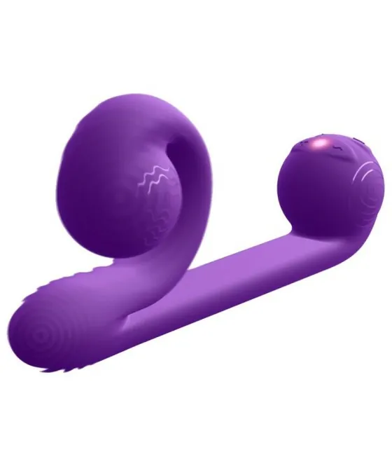 Vibromasseur multi-action Snail Purple