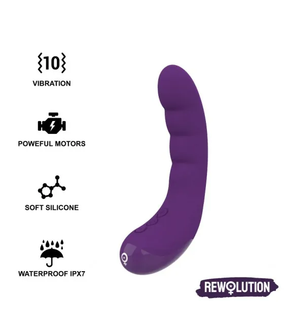 REWOLUTION - REWOCURVY VIBRATEUR FLEXIBLE RECHARGEABLE