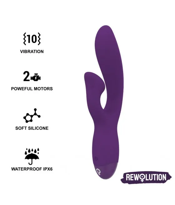 REWOLUTION - REWOFUN VIBRATEUR FLEXIBLE AVEC LAPIN