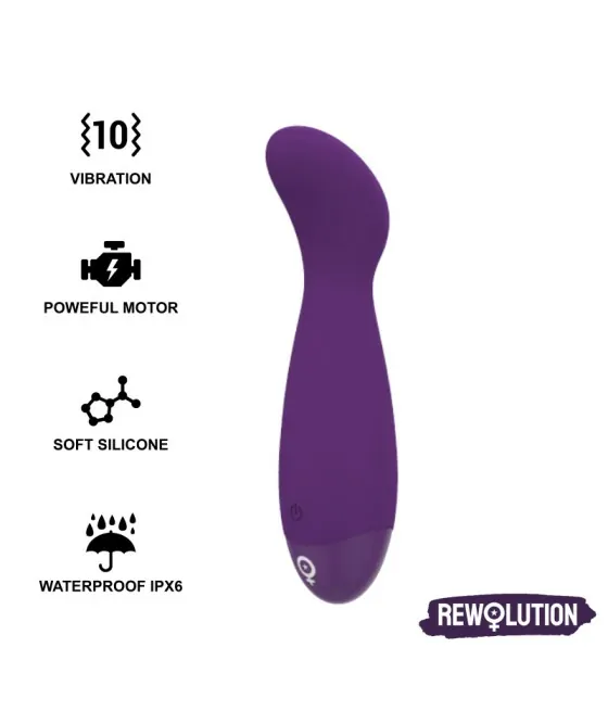 REWOLUTION - REWOPULSE VIBRATEUR FLEXIBLE STIMULATEUR DE POINT G