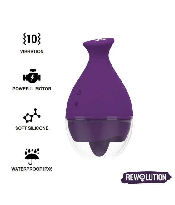 REWOLUTION - REWOLINGO VIBRATEUR AVEC LANGUE