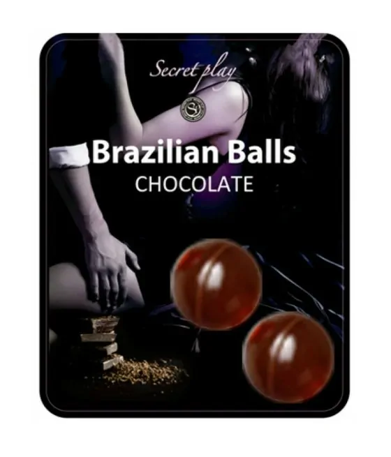 Boules de lubrification saveur chocolat SecretPlay