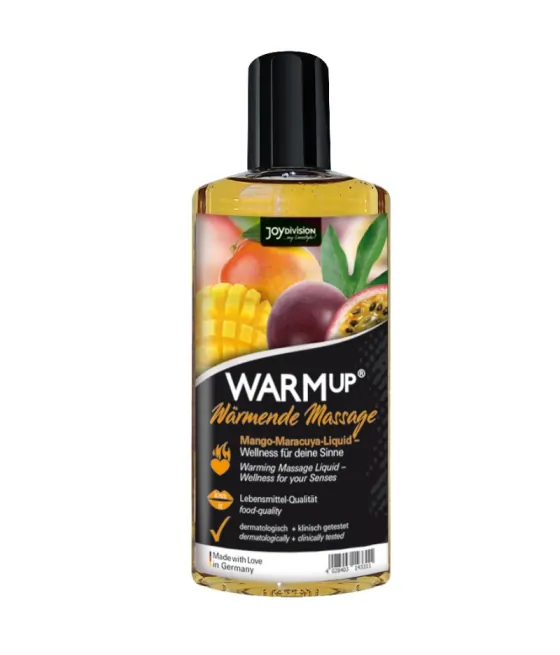 JOYDIVISION AQUAGLIDE - HUILE DE MASSAGE WARMUP MANGUE ET MARACUYA 150 ML