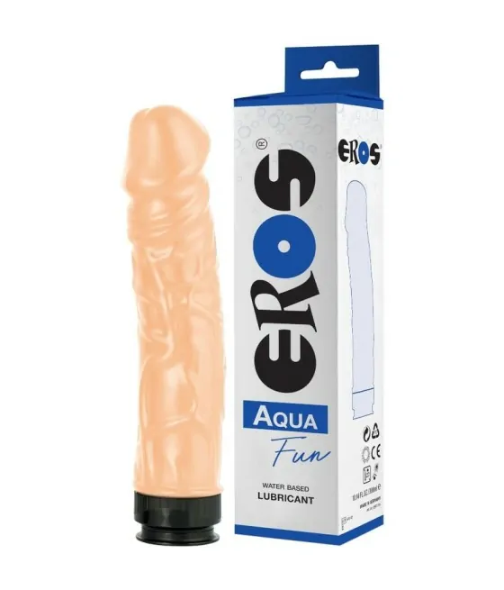 Dildo et lubrifiant à base d'eau - Eros Aqua Fun