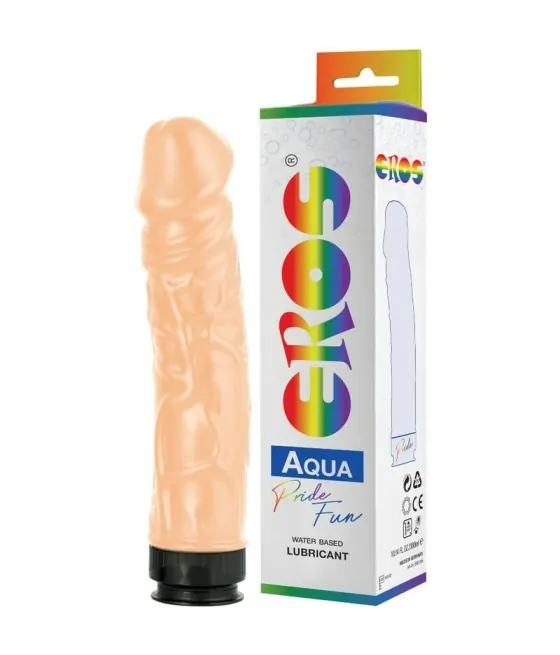 PRIDE - EROS AQUA LGBT PRIDE DILDO ET LUBRIFIANT À BASE D''EAU