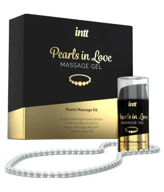 INTT MASSAGE  ORAL SEX - PERLES AMOUREUSES AVEC COLLIER DE PERLES ET GEL DE SILICONE