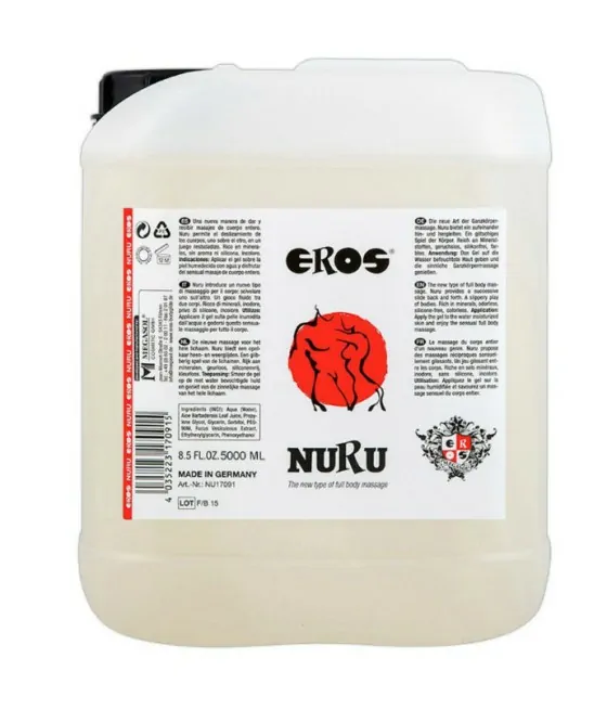 EROS - HUILE DE MASSAGE NURU RICHE EN MINÉRAUX 5000 ML