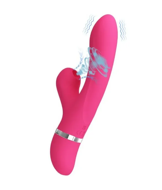 PRETTY LOVE - VIBRATEUR ET VENTOUSE WILLOW RABBIT