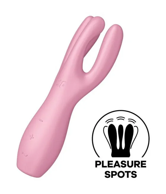 Vibromasseur Satisfyer Threesome 3 - menthe