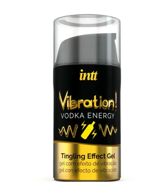 Gel stimulant intime liquide vodka 15ml - puissant et vibrant intt