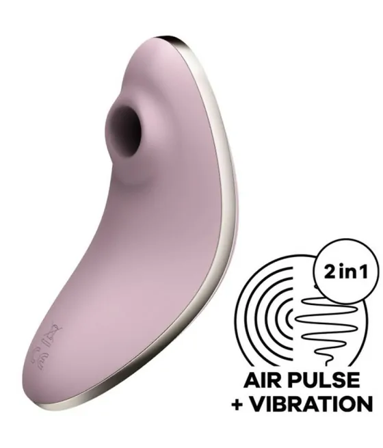 Satisfyer Vulva Lover 1 - stimulateur d'air et vibrateur bleu