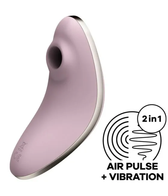 SATISFYER - VULVA LOVER 1 STIMULATEUR ET VIBRATEUR AIR PULSE BLEU